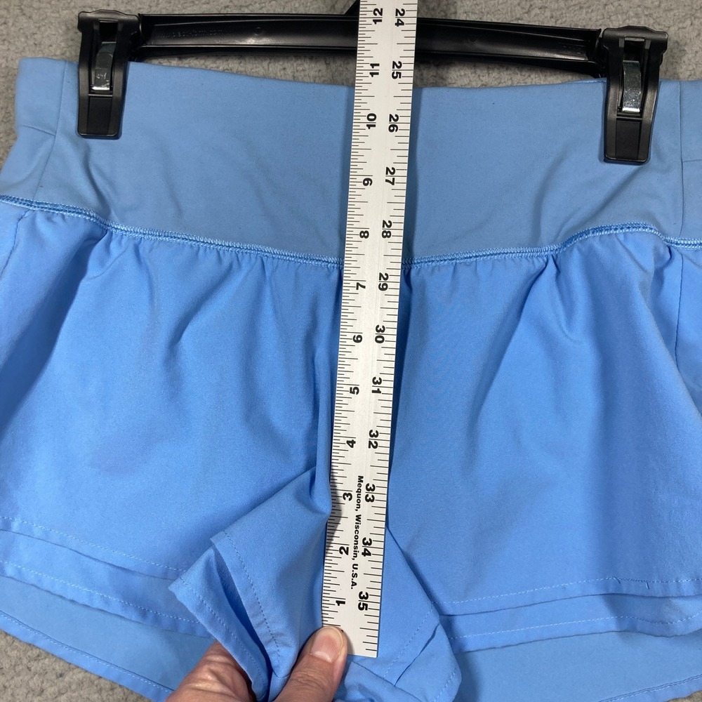 CALIA Athletic Shorts Bundle of 2 Women Small Blue Yellow Running Training FLAW - Picture 5 of 13